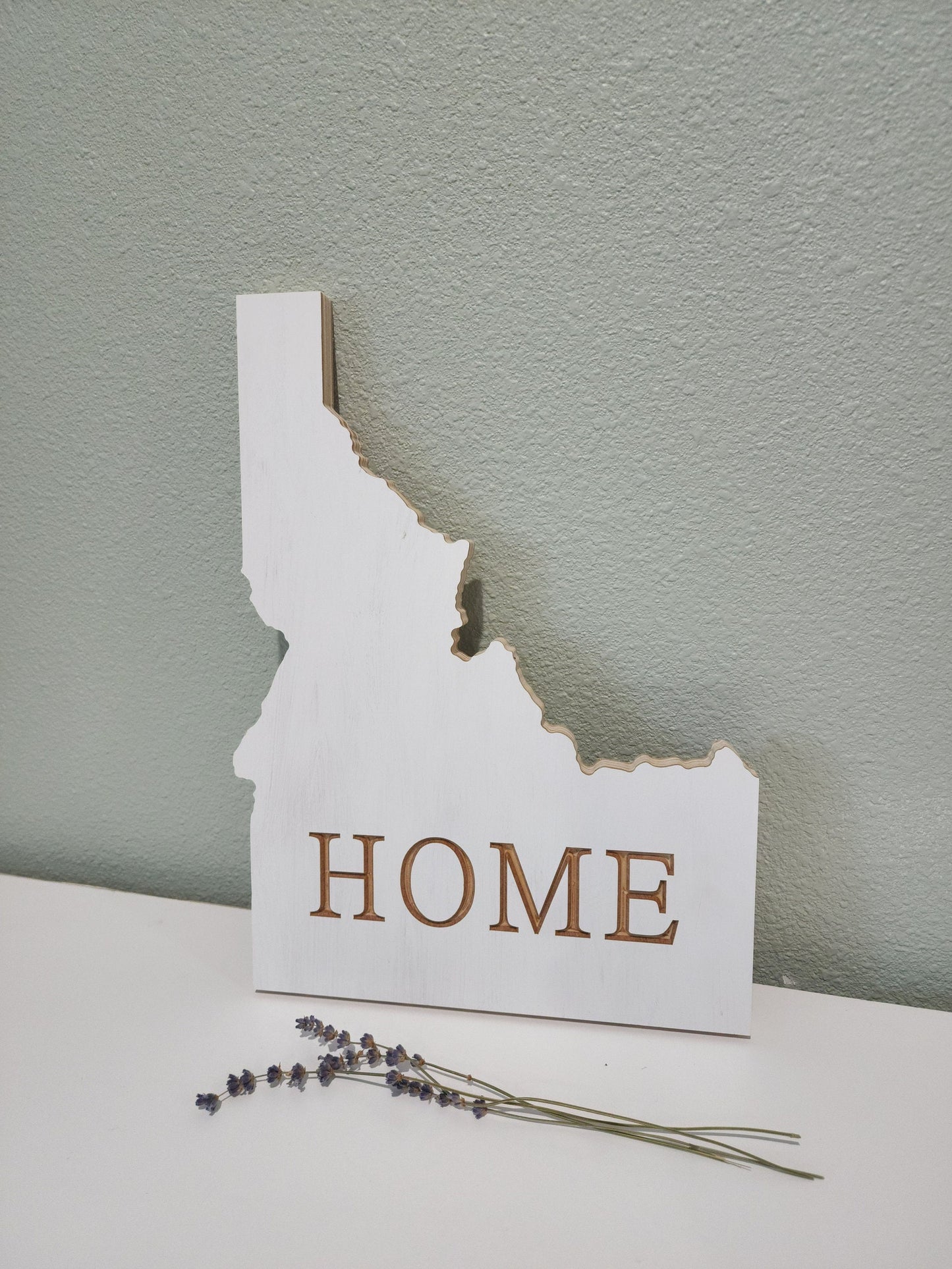 Idaho Wall Art | Idaho Mountain Sign | Idaho Wood Decor | Wooden State Sign