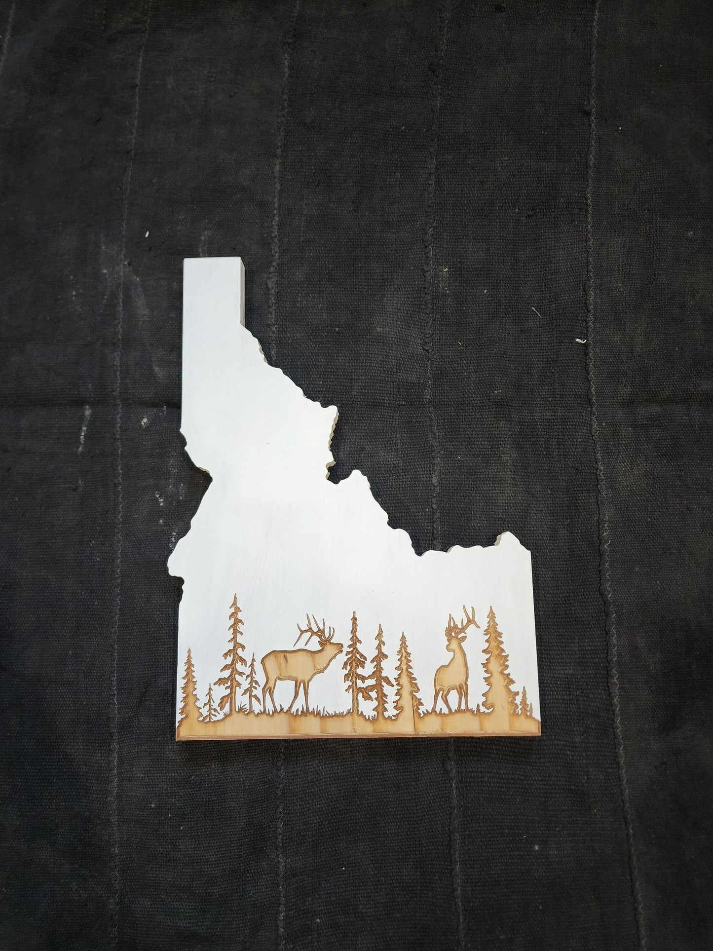 Idaho Wall Art | Idaho Mountain Sign | Idaho Wood Decor | Wooden State Sign