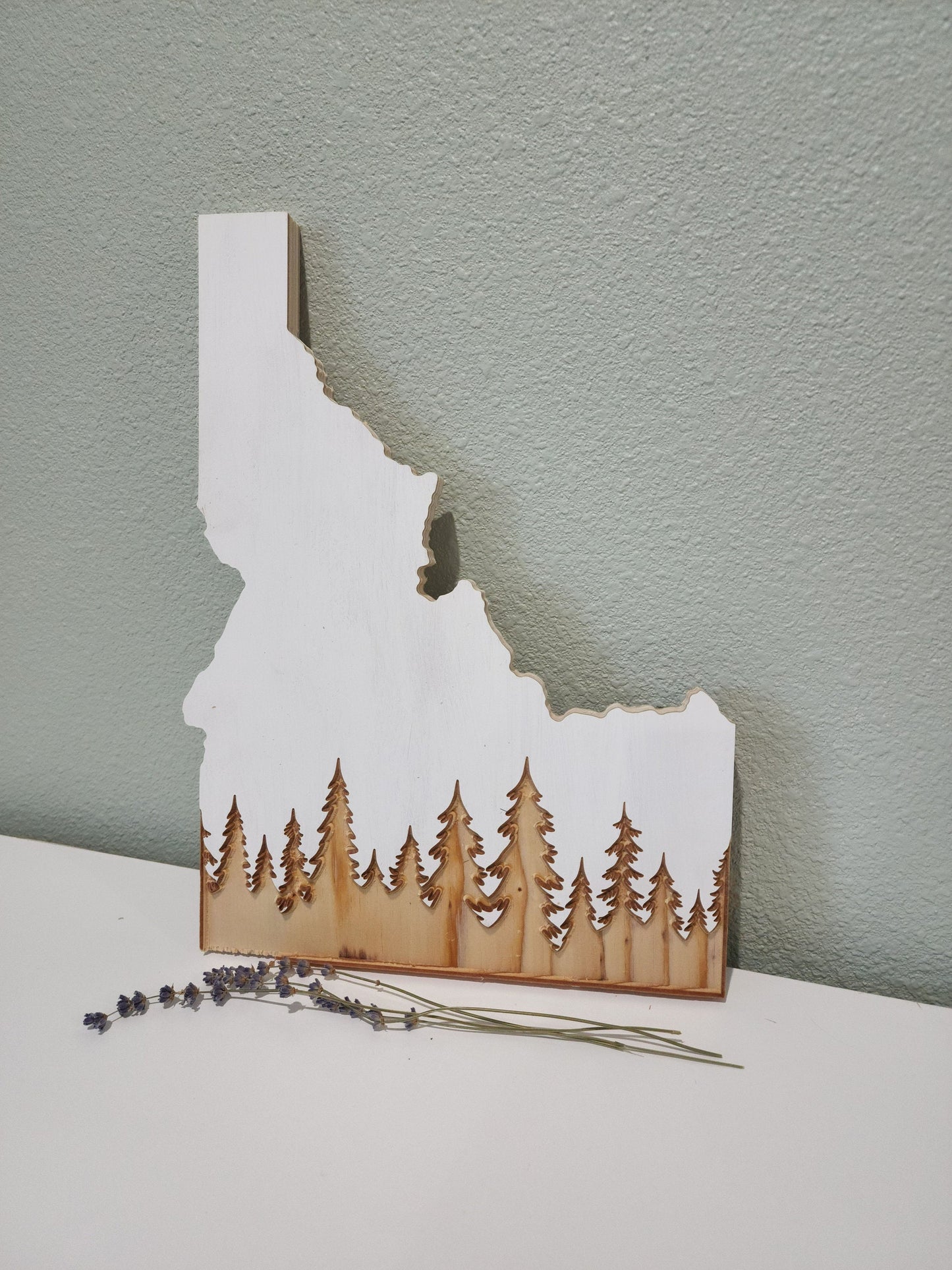 Idaho Wall Art | Idaho Mountain Sign | Idaho Wood Decor | Wooden State Sign