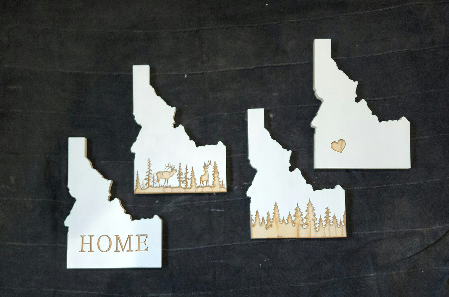 Idaho Wall Art | Idaho Mountain Sign | Idaho Wood Decor | Wooden State Sign