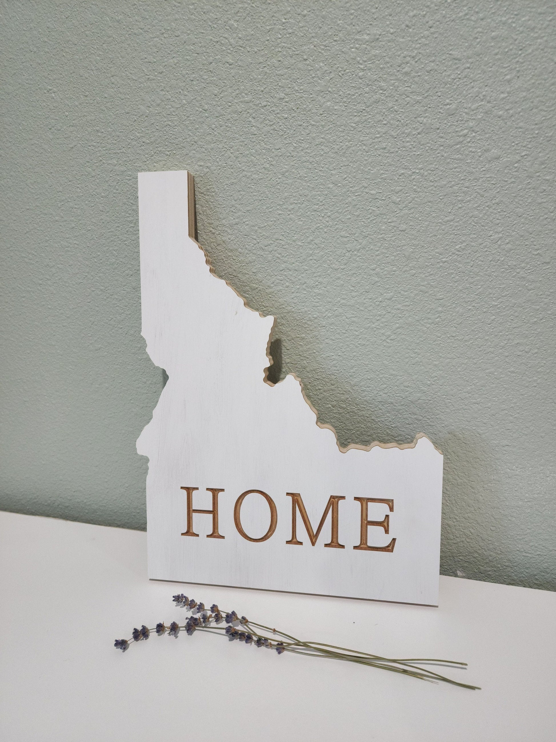 Idaho Wall Art | Idaho Mountain Sign | Idaho Wood Decor | Wooden State Sign