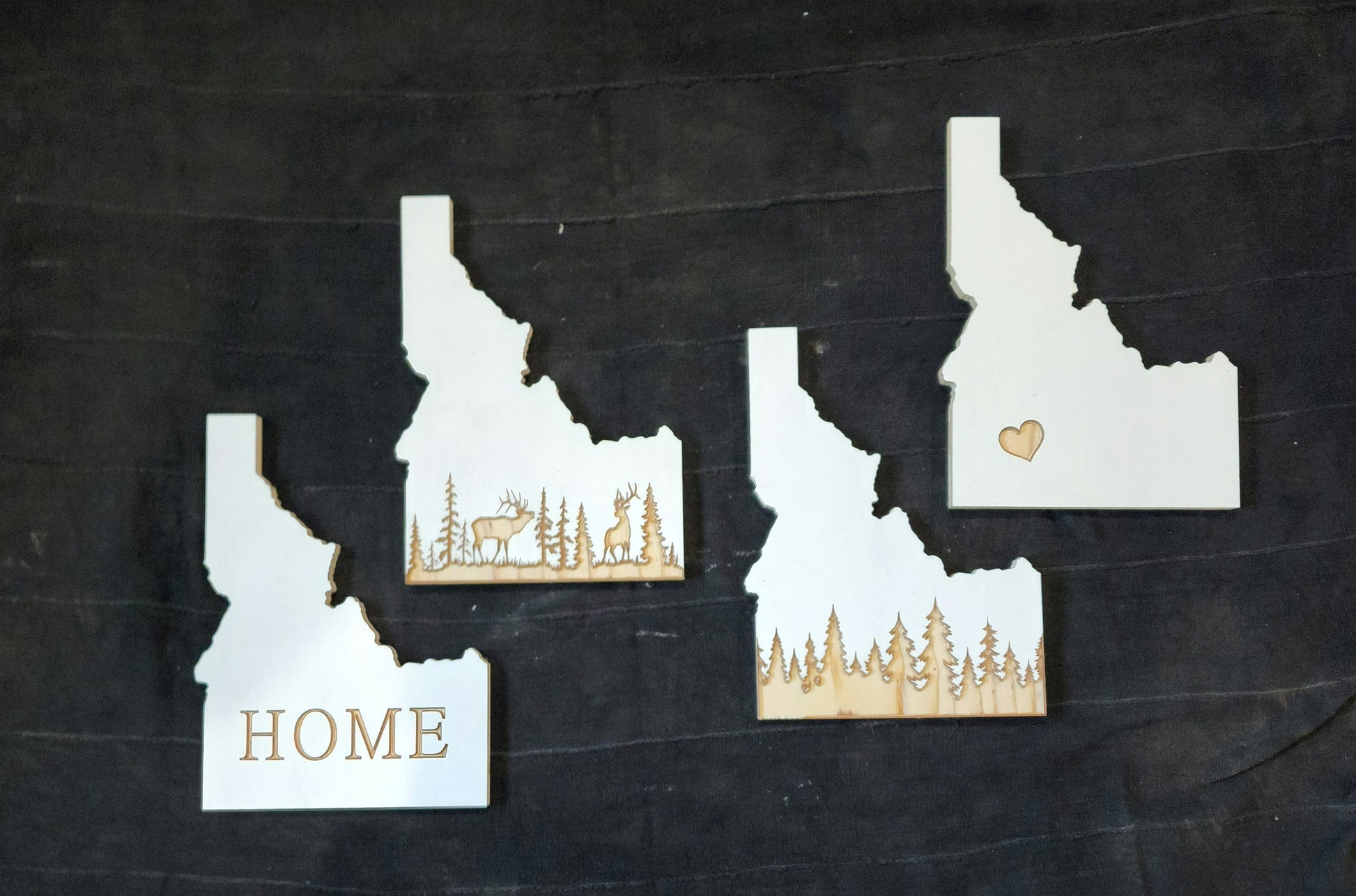 Idaho Wall Art | Idaho Mountain Sign | Idaho Wood Decor | Wooden State Sign