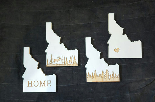 Idaho Wall Art | Idaho Mountain Sign | Idaho Wood Decor | Wooden State Sign