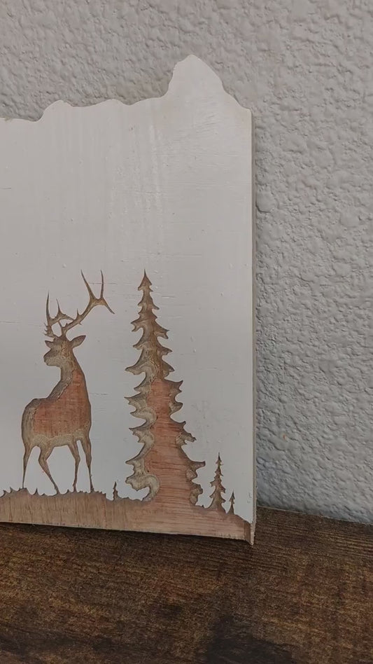Idaho Wall Art | Idaho Mountain Sign | Idaho Wood Decor | Wooden State Sign